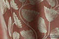 Nosidło Klamrowe ONBUHIMO  z tkaniny żakardowej (100% len), rozmiar Standard - VIRIDIFLORA - CORAL PINK  #babywearing