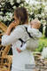 Lenny Buckle Onbuhimo baby carrier, toddler size, jacquard weave (100% linen) - LOTUS - NATURAL  #babywearing