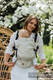 Mochila LennyUpGrade, talla estándar, tejido jaquard (100% lino) - conversión de fular LOTUS - NATURAL  #babywearing
