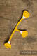 Snappi® Pinzas para pañales, tamaño 1, amarillo intenso #babywearing