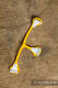 Snappi® Pinzas para pañales, tamaño 1, amarillo intenso #babywearing