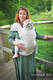 Mochila LennyHybrid Half Buckle, talla estándar, tejido jaqurad 100% lino - ENCHANTED NOOK - WILD NATURE #babywearing