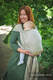 Baby Wrap, Jacquard Weave (100% linen) - ENCHANTED NOOK - WILD NATURE - size S #babywearing
