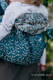 Onbuhimo de Lenny, taille standard, jacquard (100% lin) - ENCHANTED NOOK - DAYFLOWER #babywearing