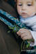 LennyGo Ergonomic Carrier, Baby Size, jacquard weave 100% linen - ENCHANTED NOOK - DAYFLOWER #babywearing