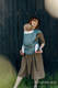 Mochila LennyHybrid Half Buckle, talla estándar, tejido jaqurad 100% lino - ENCHANTED NOOK - DAYFLOWER #babywearing