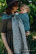Sling, jacquard (100% lin) - avec épaule sans plis - ENCHANTED NOOK - DAYFLOWER - standard 1.8m #babywearing