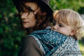 Baby Wrap, Jacquard Weave (100% linen) - ENCHANTED NOOK - DAYFLOWER - size XS #babywearing