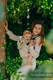LennyGo Mochila ergonómica, talla Toddler, jacquard (50% algodón, 50% viscosa de bambú) - INFINITY - GOLDEN HOUR #babywearing