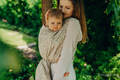 Baby Wrap, Jacquard Weave (50% cotton, 50% bamboo viscose) - INFINITY - GOLDEN HOUR - size XS #babywearing