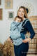 Ergonomische Tragehilfe LennyGo, Größe Baby, Jacquardwebung, 100% Baumwolle - DECO - PLATINUM BLUE #babywearing