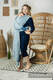 Fular, tejido jacquard (100% algodón) - DECO - PLATINUM BLUE - talla XL #babywearing