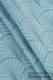 Sac à bandoulière en retailles d’écharpes (100 % coton) - DECO - PLATINUM BLUE - taille standard 37 cm x 37 cm #babywearing