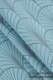 Ringsling, Jacquard Weave (100% cotton), with gathered shoulder - DECO - PLATINUM BLUE - standard 1.8m #babywearing