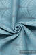 Mochila LennyHybrid Half Buckle, talla estándar, tejido jaqurad 100% algodón - DECO - PLATINUM BLUE #babywearing