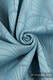 Nosidło Klamrowe ONBUHIMO z tkaniny żakardowej (100% bawełna), rozmiar Standard - DECO - PLATINUM BLUE #babywearing