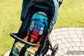 Anti-sweat pram liner (for a stroller) - RAINBOW ISLAND #babywearing