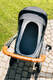 Anti-sweat pram liner (for a bassinet) - LITTLE HERRINGBONE EBONY BLACK #babywearing