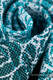 Sac à cordons en retailles d’écharpes (100% coton) - WILD WINE - ALLURE - taille standard 32 cm x 43 cm #babywearing