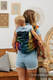 Nosidło Klamrowe ONBUHIMO z tkaniny żakardowej (100% bawełna), rozmiar Preschool - SYMFONIA TĘCZOWA DARK  #babywearing