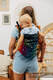 Onbuhimo de Lenny, taille preschool, jacquard (100% coton) - SYMPHONY RAINBOW DARK #babywearing
