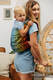 Lenny Buckle Onbuhimo baby carrier, preschool size, jacquard weave (100% cotton) - SYMPHONY RAINBOW DARK #babywearing
