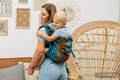 Nosidło Klamrowe ONBUHIMO z tkaniny żakardowej (100% bawełna), rozmiar Preschool - WOLNY DUCH - DEDAL #babywearing