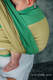 Écharpe de la gamme de base, sergé brisé, 100 % coton - LEMONGRASS - taille XS  (grade B) #babywearing