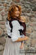 Mochila LennyUpGrade, talla estándar, tejido jaquard (61% algodón, 39% seda tusor) - BIG LOVE - AUBURN #babywearing