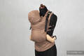 Mochila ergonómica, talla bebé, tejido diamante 100% algodón - BROWN DIAMOND - Segunda generación #babywearing