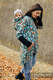 Chaqueta asimétrica con capucha - Tropical Garden - talla 4XL (87% algodón, 10% elastano, 3% poliéster) #babywearing