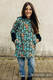 Asymmetrical Hoodie - Tropical Garden - size XL (87% cotton, 10% elastane, 3% polyester) #babywearing
