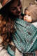 Baby Wrap, Pocket Weave (61% cotton, 39% tussah silk) - LOTUS - NYMPH - size XL #babywearing