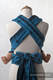 Mei Tai carrier Mini with hood/ jacquard twill / 100% cotton / Divine Lace, Reverse #babywearing