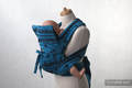 Mei Tai carrier Mini with hood/ jacquard twill / 100% cotton / Divine Lace, Reverse #babywearing