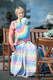 Baby Wrap, Jacquard Weave (100% cotton) - Rainbow Stars- size L #babywearing
