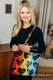 Bolsa de la compra hecho de tejido de fular (100% algodón) - LOVKA RAINBOW DARK #babywearing