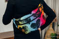 Marsupio portaoggetti Waist Bag in tessuto di fascia, misura large (100% cotone) - LOVKA RAINBOW DARK #babywearing