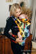 LennyGo Porte-bébé ergonomique, taille bébé, jacquard 100% coton, LOVKA RAINBOW DARK #babywearing