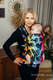 Mochila LennyUpGrade, talla estándar, tejido jaqurad 100% algodón - LOVKA RAINBOW DARK #babywearing