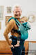 LennyGo Ergonomic Carrier, Baby Size, waffle weave 100% cotton - FAIRYTALE #babywearing