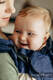 Marsupio Ergonomico LennyGo, misura Baby, tessitura jacquard (64% cotone, 36% seta tussah) - FLAWLESS - UMBRA #babywearing