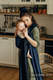 Baby Wrap, Jacquard Weave (64% cotton, 36% tussah silk) - FLAWLESS - UMBRA - size M #babywearing