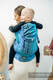 Porte-bébé LennyHybrid Half Buclke, taille preschool, jacquard, 100% coton - TANGLED - BLUE REED #babywearing