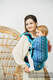 Porte-bébé LennyUpGrade, taille standard, jacquard, 100% coton - TANGLED - BLUE REED #babywearing