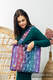 Sac à bandoulière en retailles d’écharpes (100 % coton) - DECO - KINGDOM - taille standard 37 cm x 37 cm #babywearing