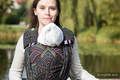 Baby Wrap, Jacquard Weave (100% cotton) - Illumination - size M #babywearing