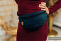 Waist Bag made of woven fabric, (100% cotton) - PEACOCK'S TAIL - QUANTUM #babywearing