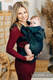 Nosidełko Ergonomiczne LennyGo z tkaniny żakardowej 100% bawełna , Baby Size - PAWI OGON - QUANTUM #babywearing