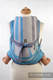 MEI-TAI carrier Toddler, broken-twill weave - 100% cotton - with hood, MISTY MORNING #babywearing
